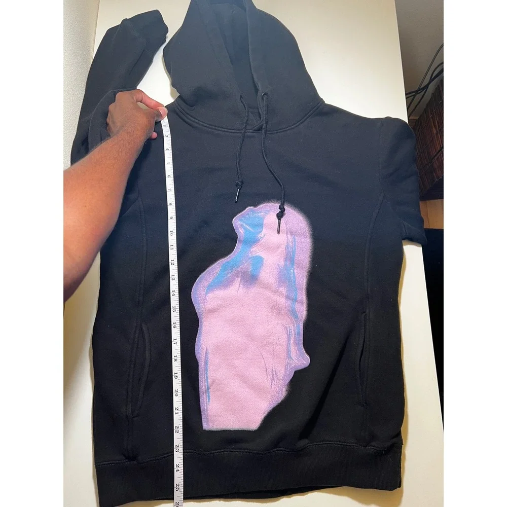 Madison Beer Hoodie Medium Black Life Support Tour Silhouette Unisex Mens